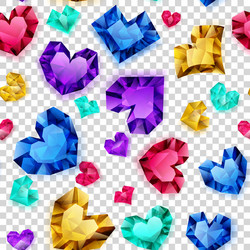 Crystal seamless pattern Royalty Free Vector Image