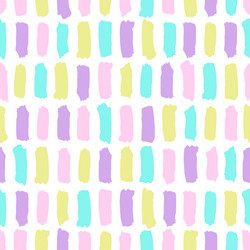 Pastel color paint brush strokes Royalty Free Vector Image