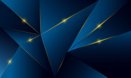 abstract blue polygon triangles shape pattern back vector image