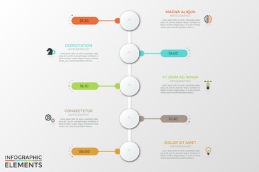 modern infographic template vector