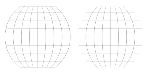 distorted abstract geometric shape elements vector image