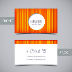 Business card vector