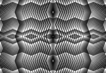 repeatable and tileable grid mesh zig-zag vector image