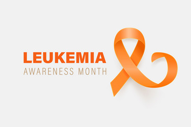 leukemia blood cancer banner card placard Vector Image