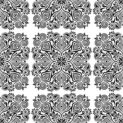 seamless background with abstract ethnic pattern vector image