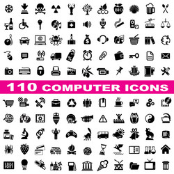 Computer Icons Set vector image
