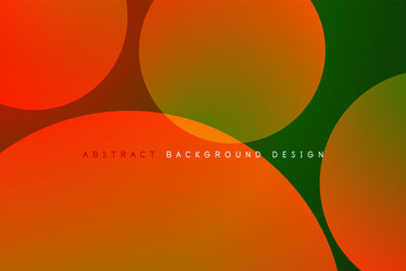 Abstract Tech Circles Background vector image