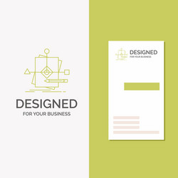 business logo for algorithm foretelling vector image