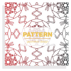 seamless linear pattern with thin poly lines vector image