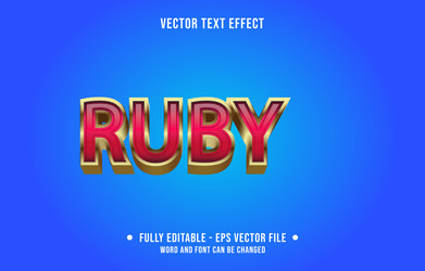 editable text effect gradient style for digital vector image