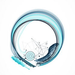 abstract colored background with many vector image