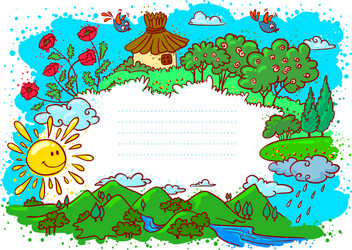 Summer vacation season trip Royalty Free Vector Image