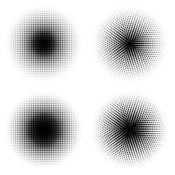 retro style dotwork background abstract vector image