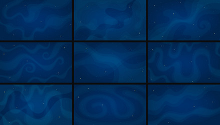 deep space background set vector image
