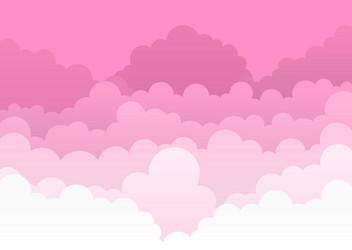 sky and clouds concept vector image