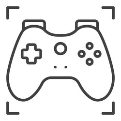 Game controller for gamer gamepad icon or symbol vector