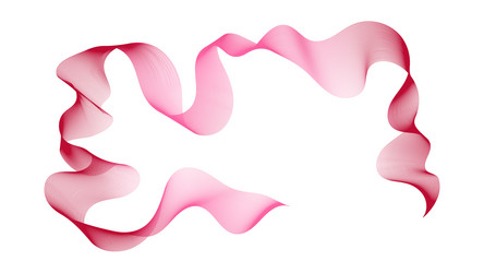 abstract backdrop with wave gradient lines vector image