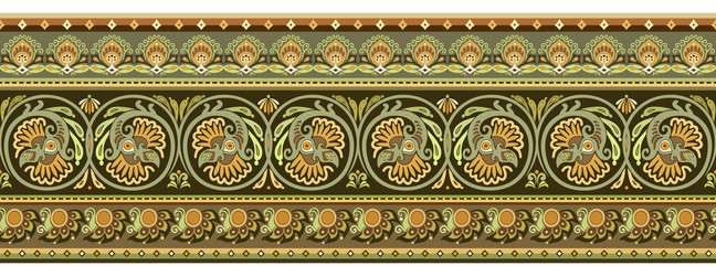abstract stripe pattern ornamental background vector image