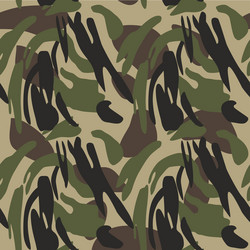Camouflage pattern background classic clothing Vector Image