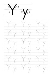 Alphabet Tracing Worksheet Stock Vector by ©nahhan 145233427