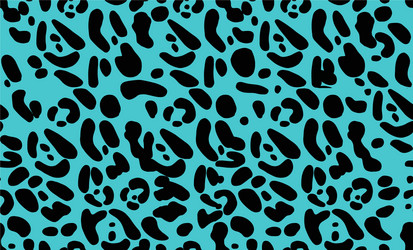 Seamless leopard pattern modern design vector