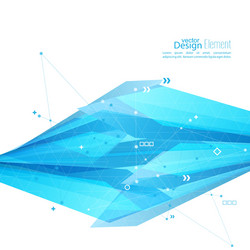 abstract background with geometric shapes vector image