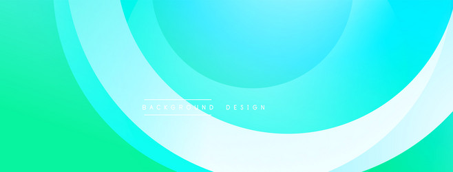 abstract layers create smooth gradient turquoise vector image