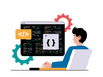 Programming Software Development vector image