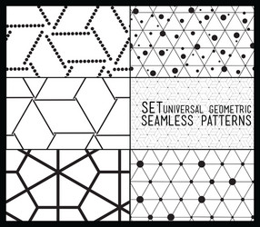 set patterns6 vector image