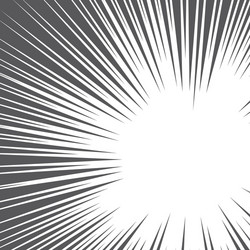 Comic book motion effect on transparent background