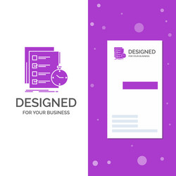 Business logo for todo task list check time vector