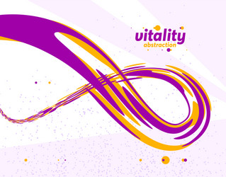 abstract curve lines and fluid shapes background vector image