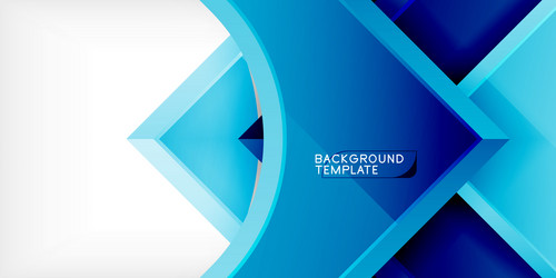 arrow with round elements color geometric shapes vector image