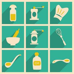 flat with shadow concept and mobile application vector image