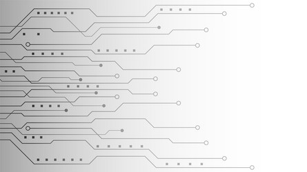technology background with hi-tech digital data vector image
