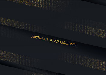 Abstract black and gold luxury background vector