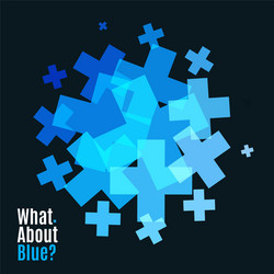 abstract design elements with cross vector image