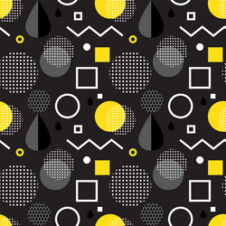 abstract geometric seamless pattern with simple vector image