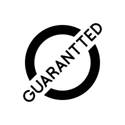 Guaranteed Stamp Icon - Circular Seal Vector Image