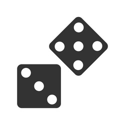 ludo dice icon vector