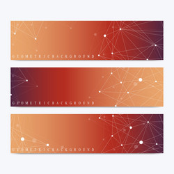 modern set of banners geometric abstract vector