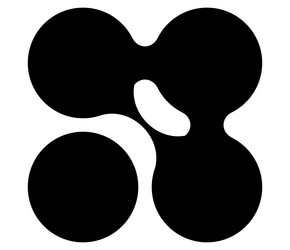 metaball connected dots circles pattern texture vector image