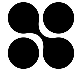 metaball connected dots circles pattern texture vector image
