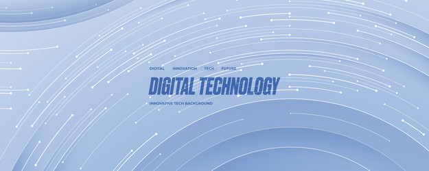 abstract technology background with thin lines vector image
