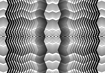 repeatable and tileable grid mesh zig-zag vector image