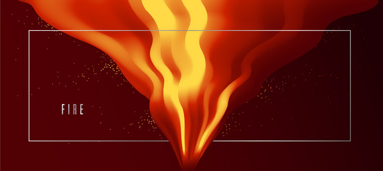 gradient color 3d volcano fluid shape abstract vector image