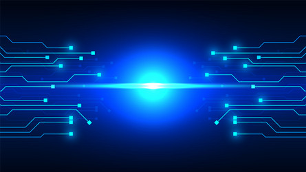 technology background with hi-tech digital data vector image