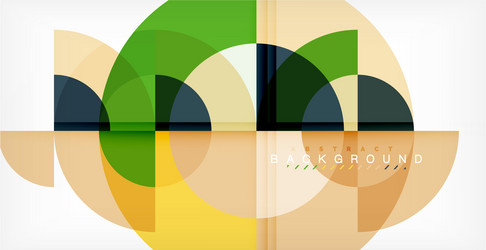 minimal circle abstract background design vector image