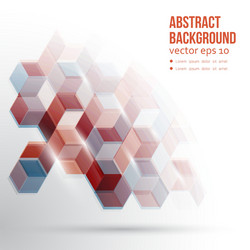 Abstract design hexagonal background vector