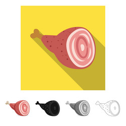 isolated object of pub and bar symbol collection vector image